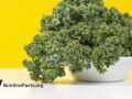 bunch of kale in a white bowl