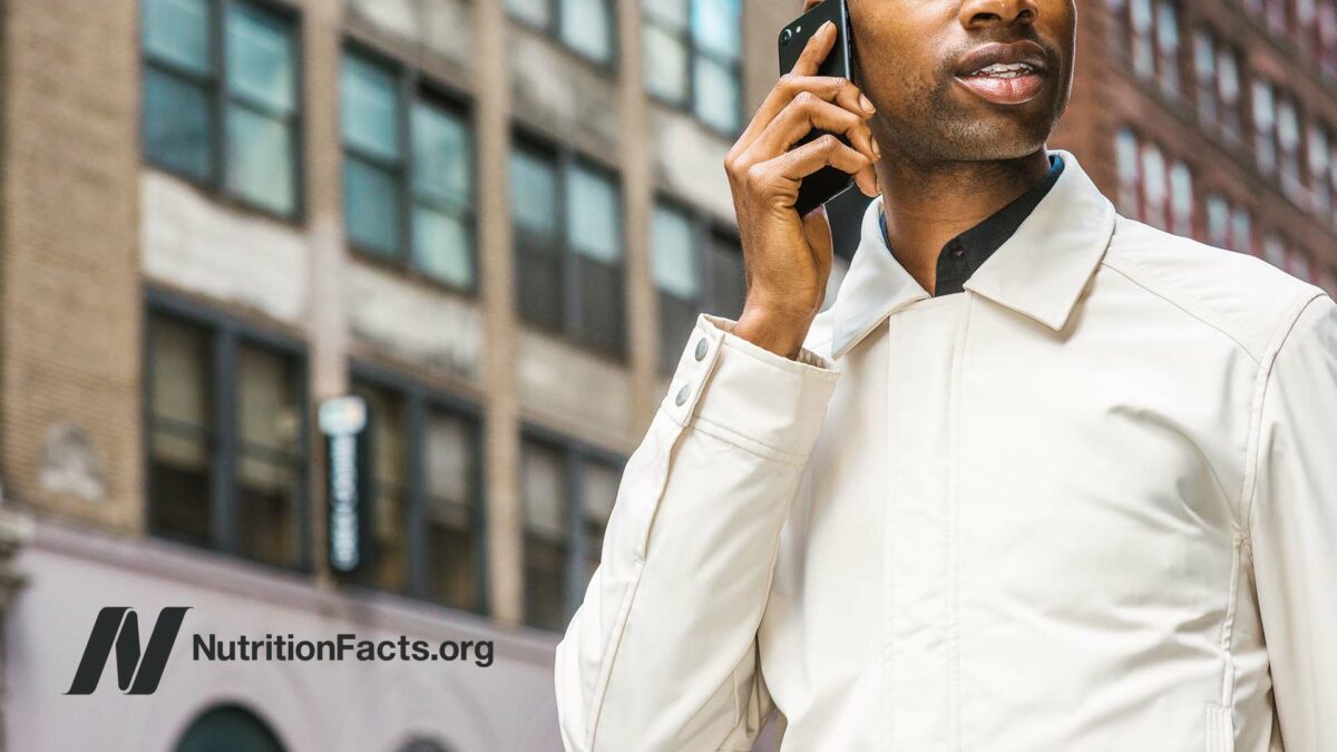 man on cell phone